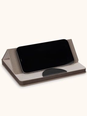 STUDIO OH!® Dalton Cell Phone Stand Notebook in stone - 192 lined pages-NWT